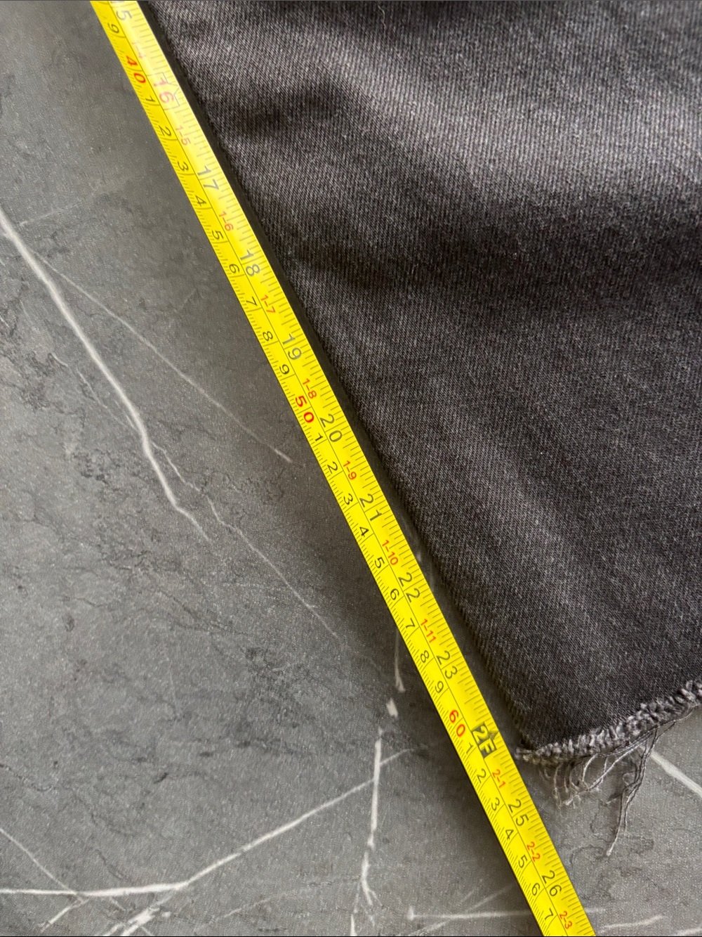Levi’s High Loose Raw Frayed cropped hem Wide Leg High Waist Jeans Black 25 - Picture 5 of 6